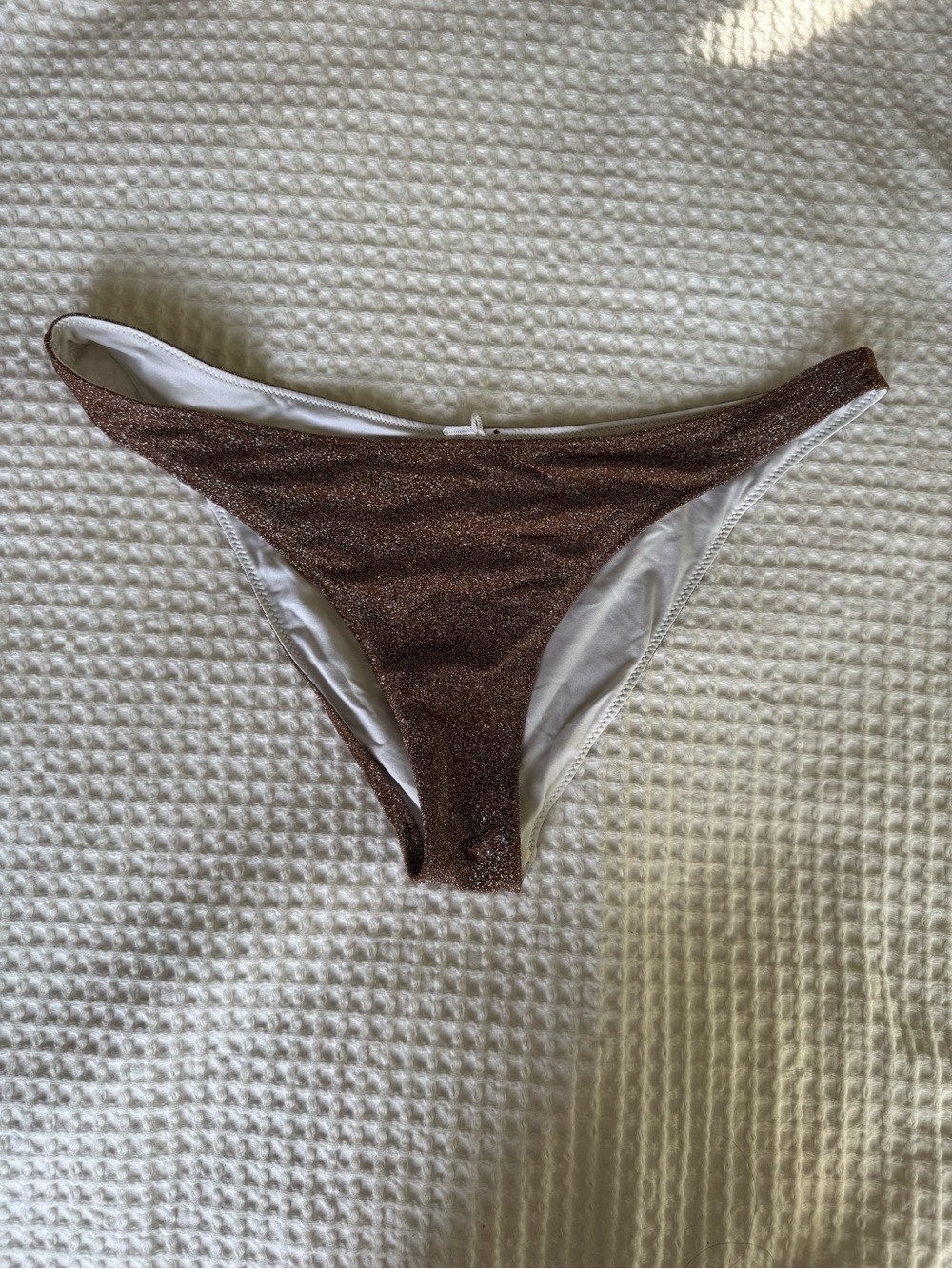 VS PINK brown glitter bottoms